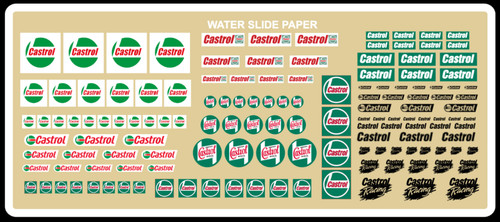 Decals decalcomanie castrol - decals,