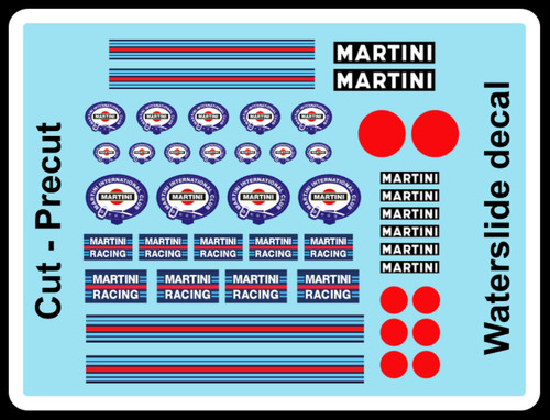 Décalcomanie martini racing - décalcomanie,